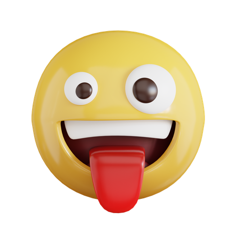 Emoji de língua  3D Icon