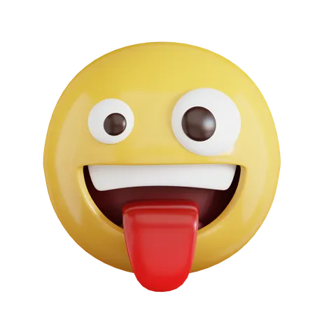 Emoji de língua  3D Icon