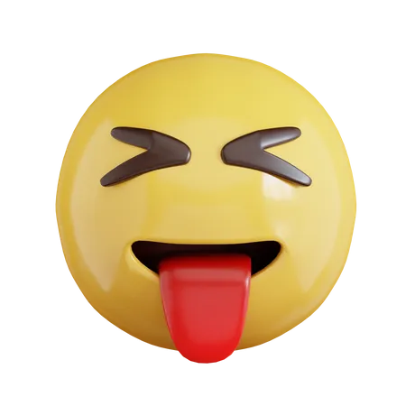 Emoji de língua  3D Icon