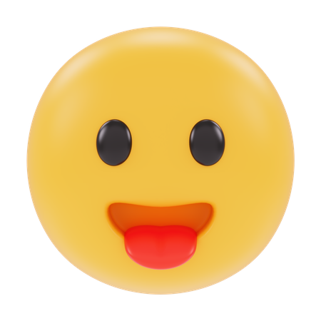 Emoji de língua  3D Icon