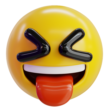 Emoji de língua para fora  3D Icon