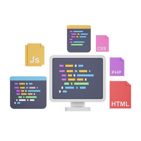 Linguagem de programação  3D Icon