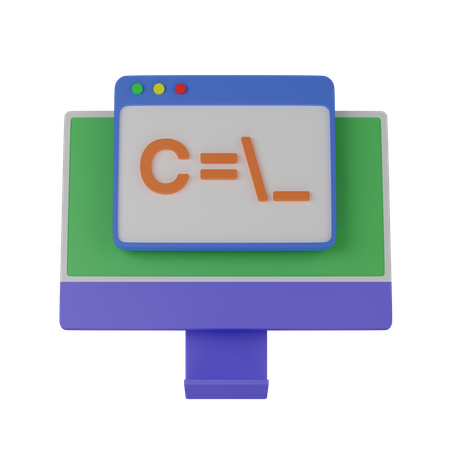 Linguagem de programação  3D Icon