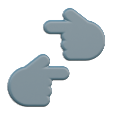 Linguagem de sinais  3D Icon