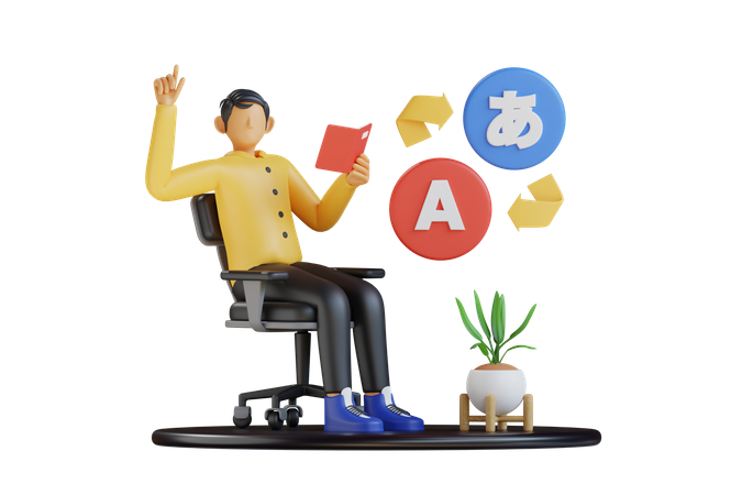 Linguist  3D Icon