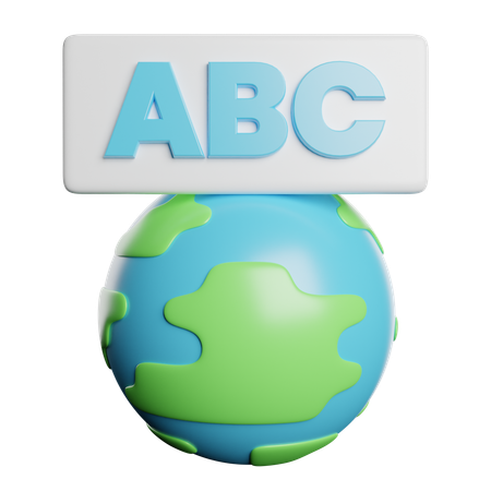 Linguistique  3D Icon