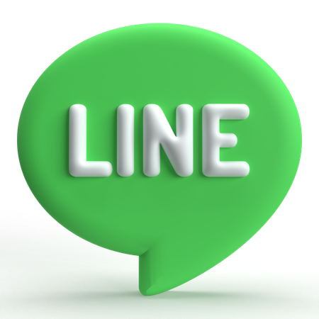 Linha  3D Icon