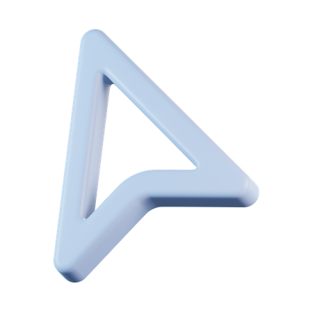 Linha de ponteiro de seta  3D Icon
