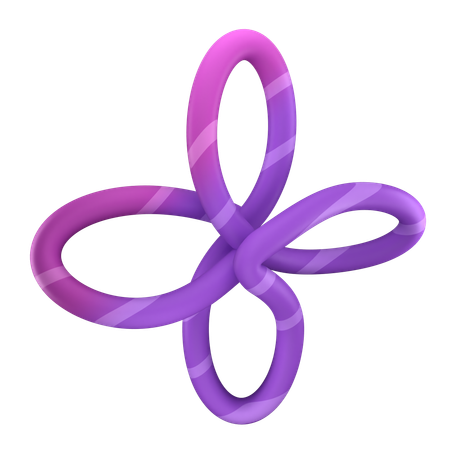 Linhas infinitas  3D Icon