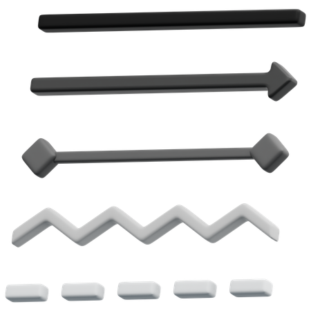 Linien  3D Icon