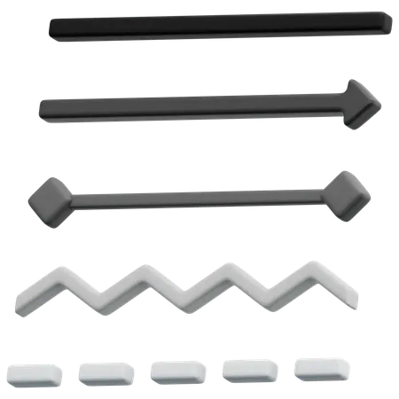 Linien  3D Icon