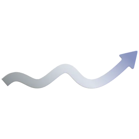 Liniendiagramm  3D Icon