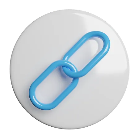 Link Connection Network 3D Icon