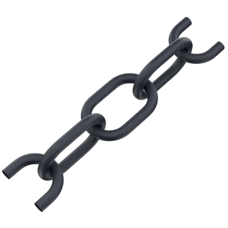 3 D Chain For Link Building Internet And Marketing 3D Icon