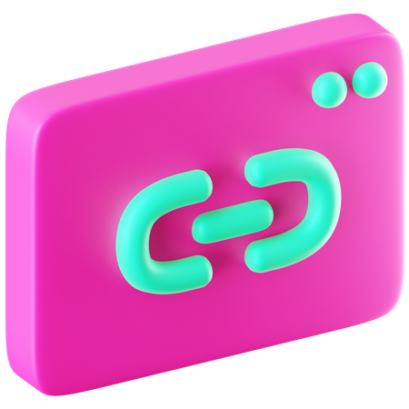 링크  3D Icon
