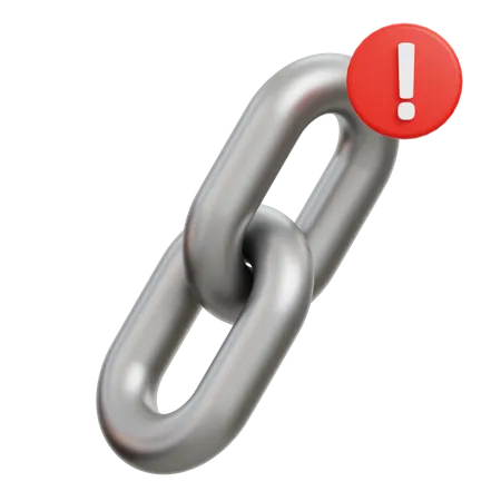 Link Alert  3D Icon