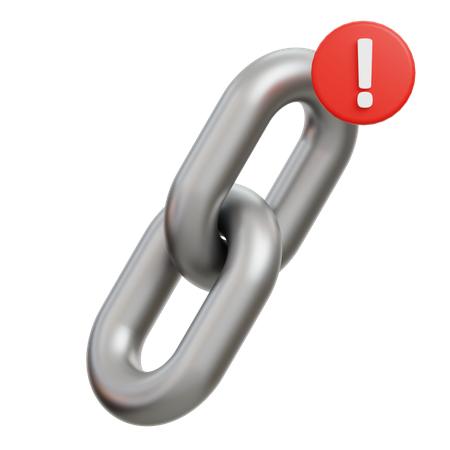 Link Alert  3D Icon