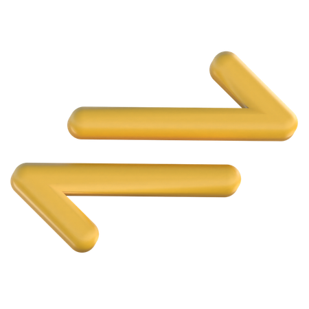 링크 화살표  3D Icon