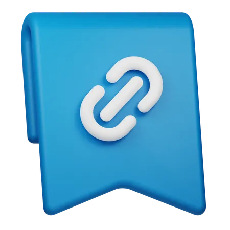 Link Bookmark  3D Icon