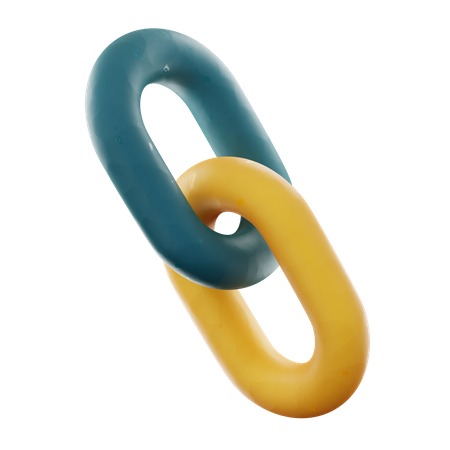 Link Chain  3D Illustration