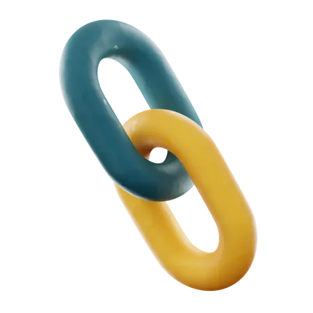 Link Chain  3D Illustration