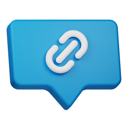 Link-Chat  3D Icon