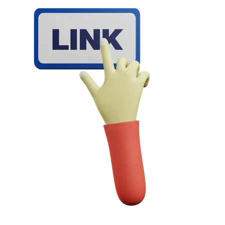 Link Click  3D Icon