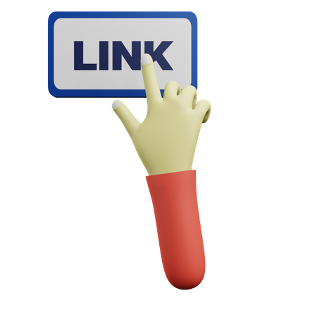 Link Click  3D Icon