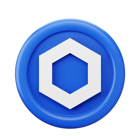 Chainlink LINK 3 D Coin 3D Icon