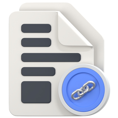 Linkdatei  3D Icon