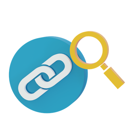 Link Detection  3D Icon