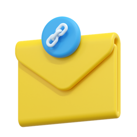 Link email  3D Icon