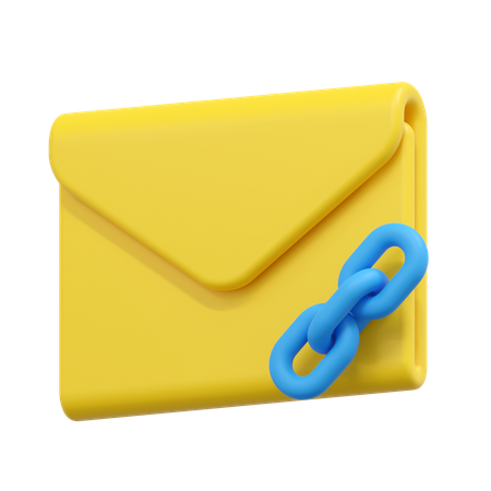 Link email  3D Icon