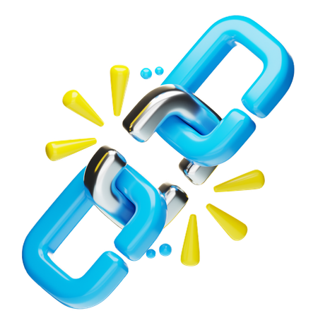 Link Error  3D Icon