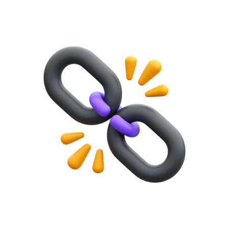 Link Error  3D Icon