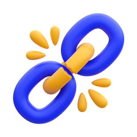 Link Error  3D Icon