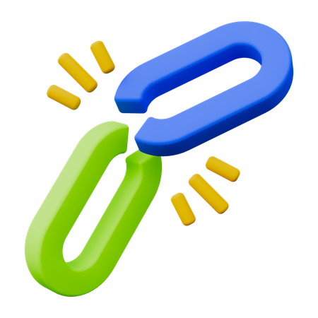 Link Risk  3D Icon