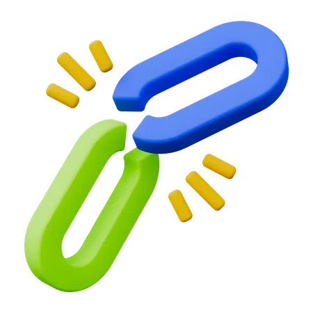 Link Risk  3D Icon