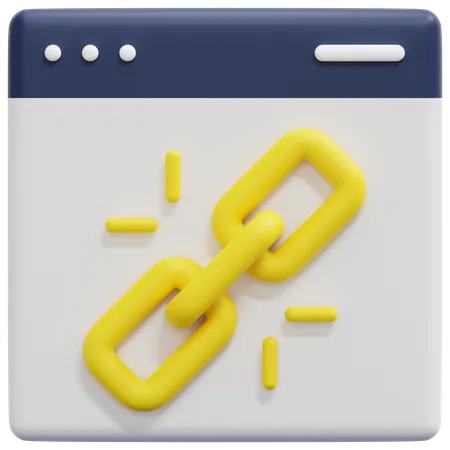 Links seo  3D Icon