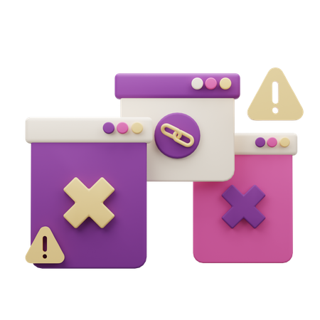 Link Spam  3D Icon