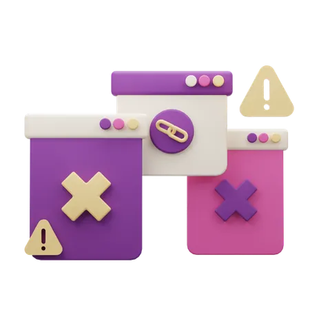 Link Spam  3D Icon