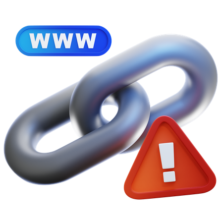 Link suspeito  3D Icon
