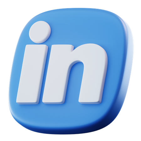 Linkedin  3D Icon