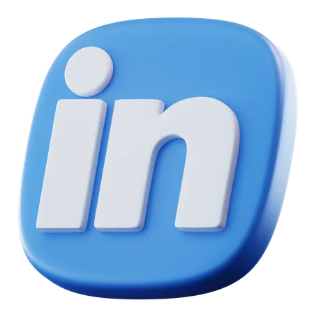 Linkedin  3D Icon