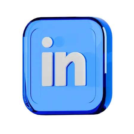 LinkedIn  3D Icon