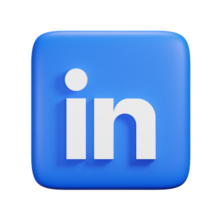 Linkedin  3D Icon