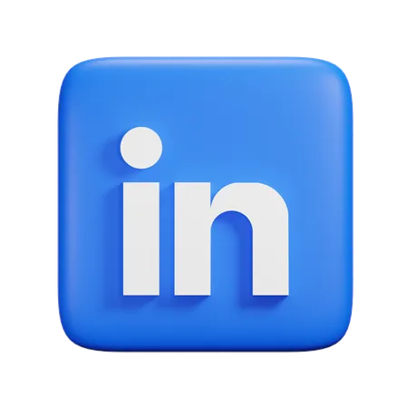 Linkedin  3D Icon