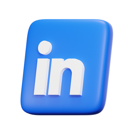 Linkedin  3D Icon