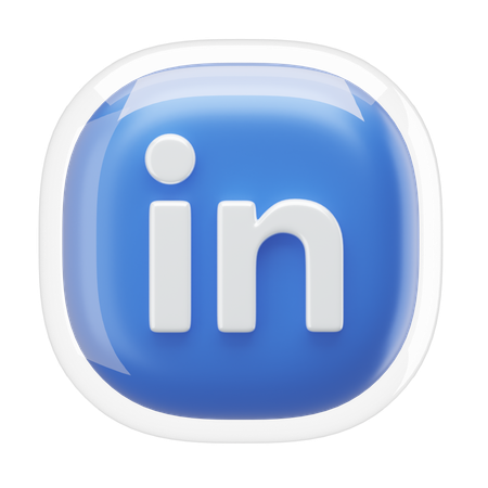 LinkedIn  3D Icon