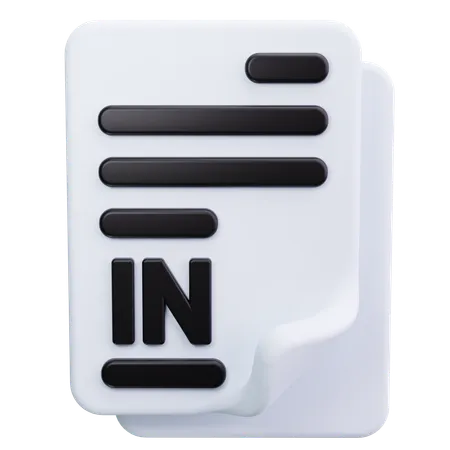 LinkedIn  3D Icon